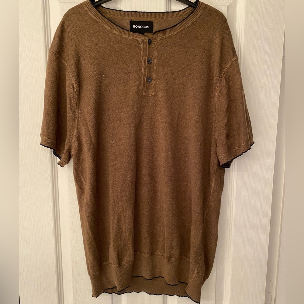 Bonobos NWOT Button Up Short Sleeve Tee